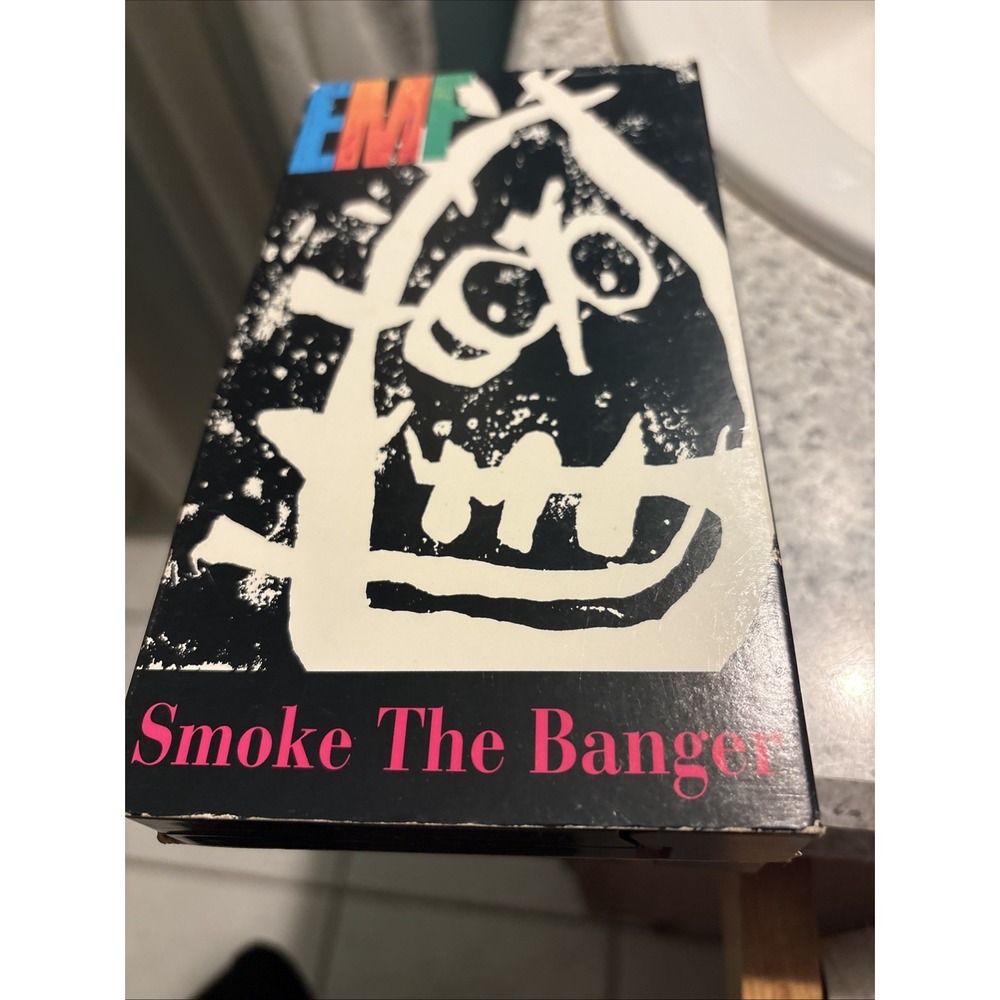 Vintage EMF Smoke the Banger VHS Tape 1991 EMI Video Rare Music Concert